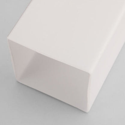 Avelena | Moderner minimalistischer Massivholz Quadrat Glas Säulen 1-Lampe Wand sconces Leuchte