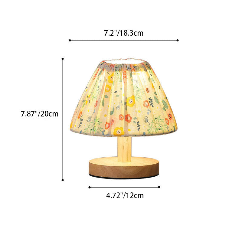 Avelena | Moderne Minimalistische Kreative Eisen Blumenform 1-Lampe Tischlampe