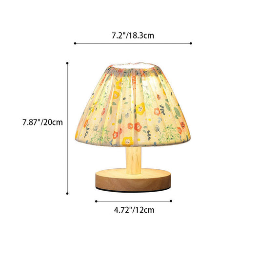 Avelena | Moderne Minimalistische Kreative Eisen Blumenform 1-Lampe Tischlampe