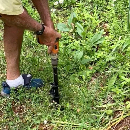 Avelena | SoilBuster Gartenbohrer - 3-Zoll Schwerlast-Spiralenwerkzeug zum Pflanzen von Zwiebeln, Blumen und Gemüse