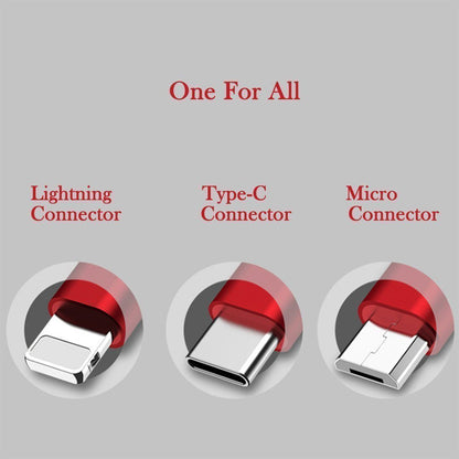 Avelena | 3-1 Ausziehbares Ladekabel Für Ios, Micro und Type-C
