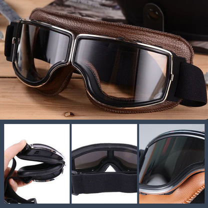 Avelena | Vintage-Motorradbrille