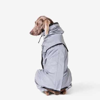 Avelena | Wasserdichter Hundemantel mit Beinen – Reflektierende Hunderegenjacke für kleine und große Rassen | Bester Regenmantel für Hunde UK