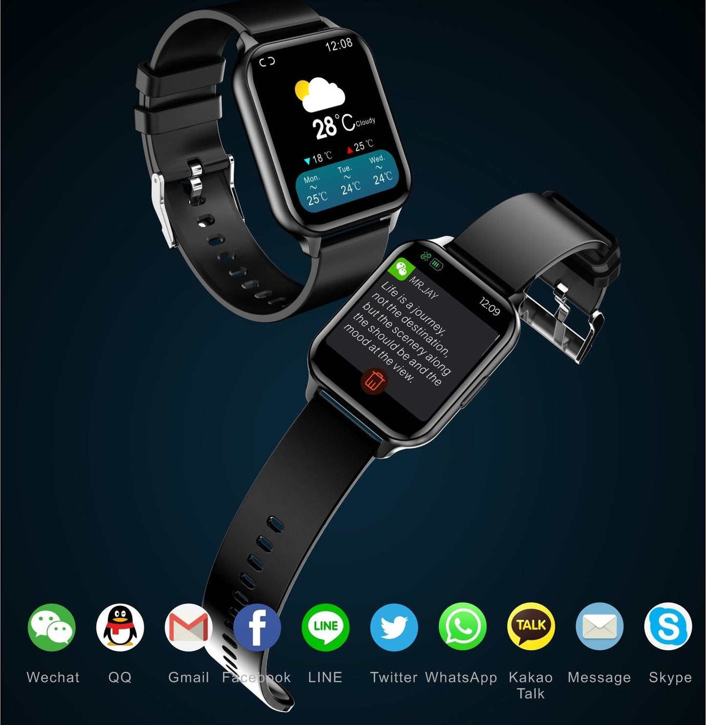 Avelena | 360° Fitsmartwatch Pro2