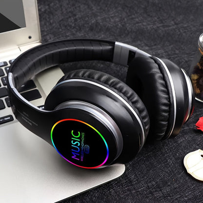 Avelena | Kopfhörer Wireless Over Ear mit LED-Beleuchtung