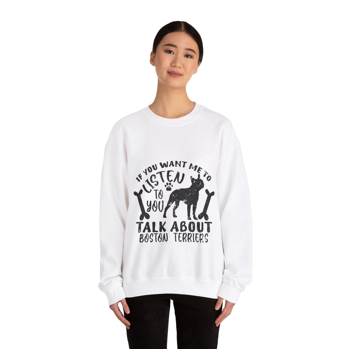 Avelena | Alfie Unisex Sweatshirt Für Boston Terrier Liebhaber