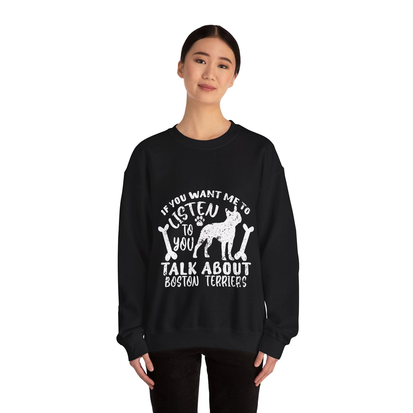 Avelena | Alfie Unisex Sweatshirt Für Boston Terrier Liebhaber
