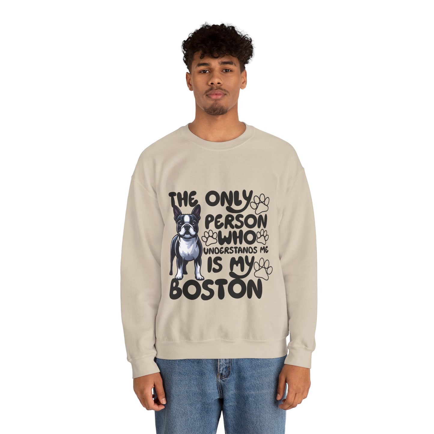 Avelena | Elvis Unisex Sweatshirt Für Boston Terrier Liebhaber