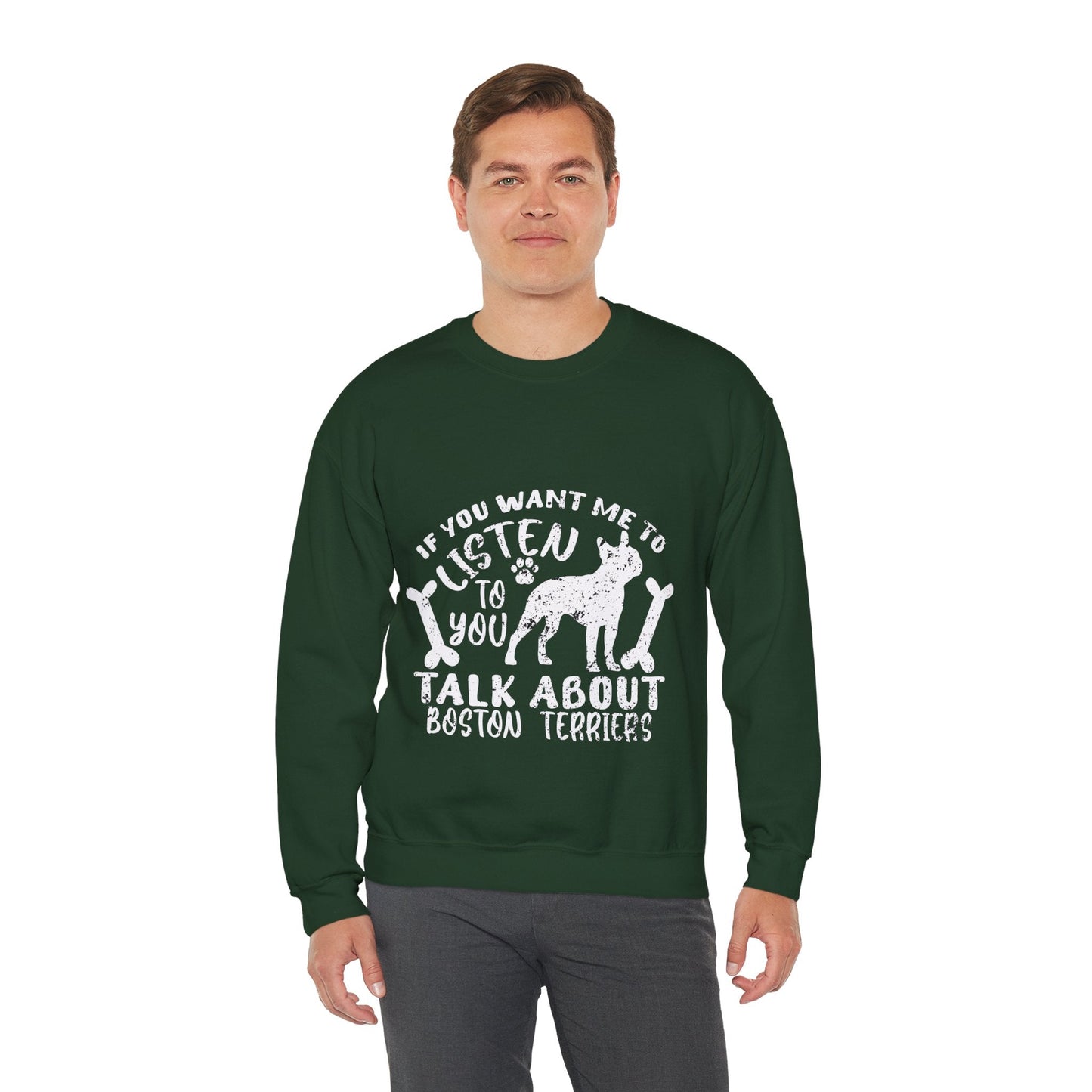 Avelena | Alfie Unisex Sweatshirt Für Boston Terrier Liebhaber