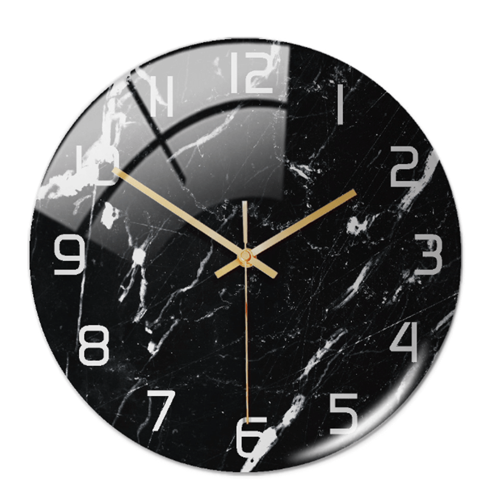 Avelena | Elegante Wanduhr mit Marmor-Optik 30cm