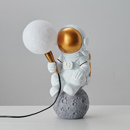 Avelena | CosmoBuddy Astronaut Wandlampe | Kreatives Design | Resin & ABS | LED Schlafzimmerlicht