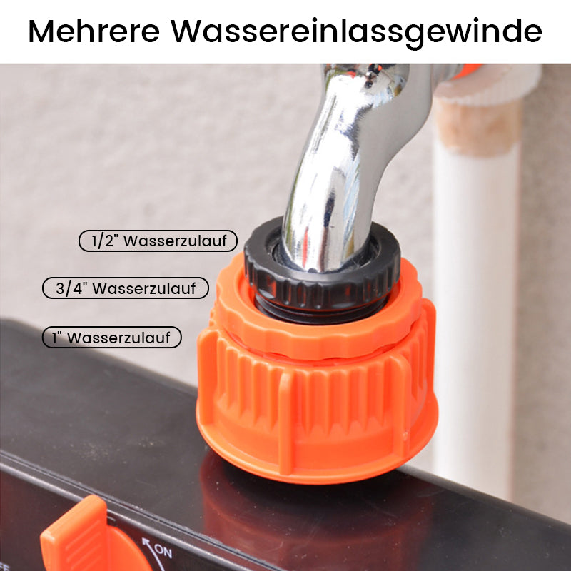 Avelena | Vierwege-Ventilumsteller für den Außenbereich mit Schalter