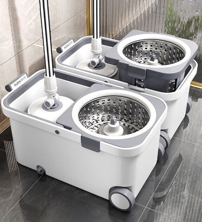 Avelena | 360° Drehbarer Wischmopp- und Eimer-Set mit Auswringsystem F63