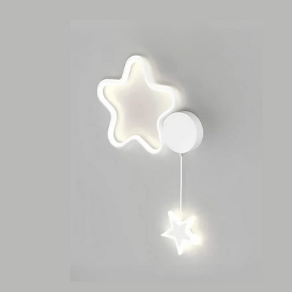 Avelena | DreamLight | Magische Wandlampe mit Wolken, Sternen und Mond