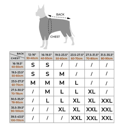 Avelena | Wasserdichter Hundemantel mit Beinen – Reflektierende Hunderegenjacke für kleine und große Rassen | Bester Regenmantel für Hunde UK