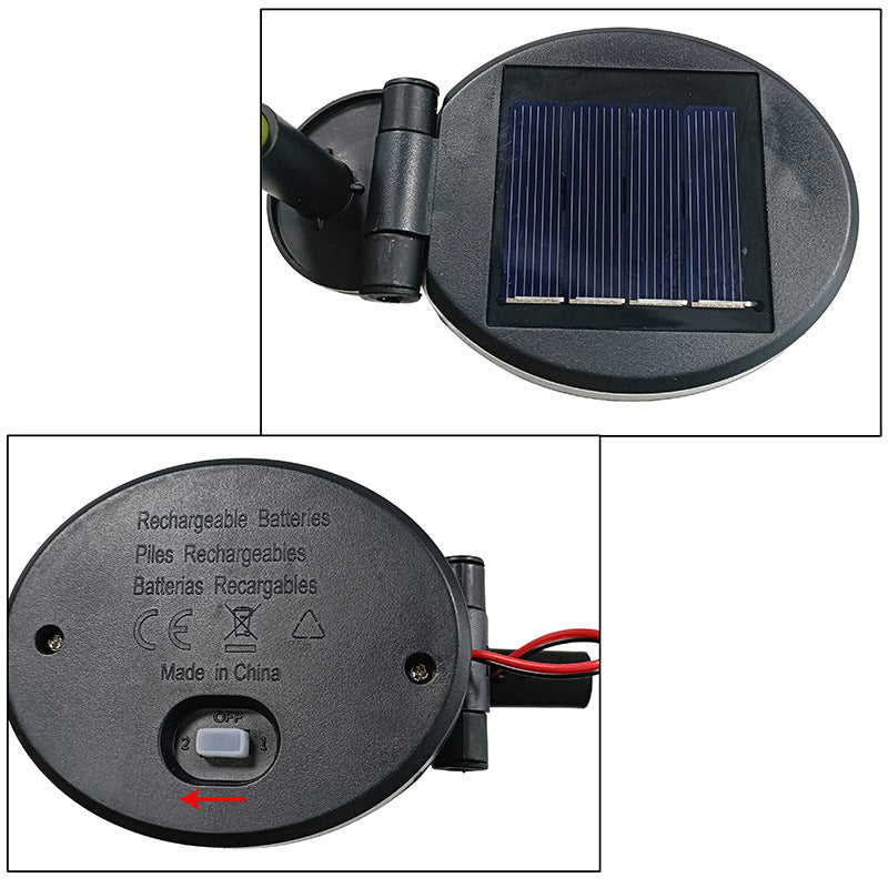 Avelena | Moderne Kreative Wasserdichte Imitation Gardenia LED Solarleuchte für Außen Terrasse