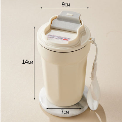 Avelena | Edelstahl  Kaffebecher mit LED Temperatur Anzeige 450 ML