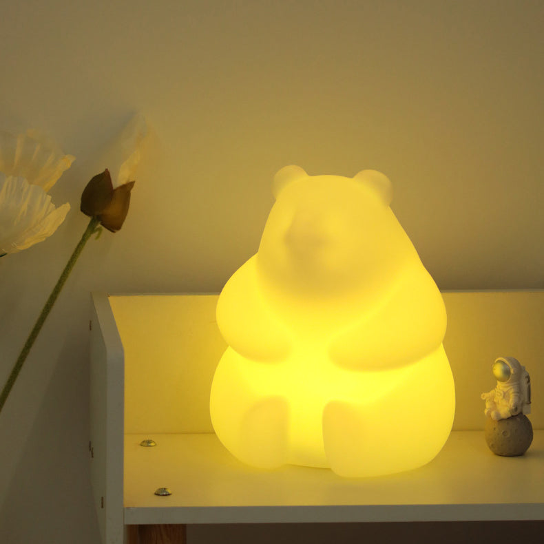 Avelena | Zeitgenössische kreative Bären-PE-LED-Tischlampe für das Wohnzimmer