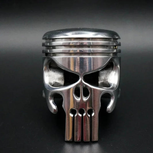 Avelena | Piston Art Skull Schlüsselanhänger