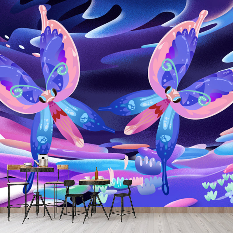 Avelena | Magic Twin Schmetterling Wandtattoo für Kinderzimmer Tier Wanddekoration, Individuelle Größe Verfügbar
