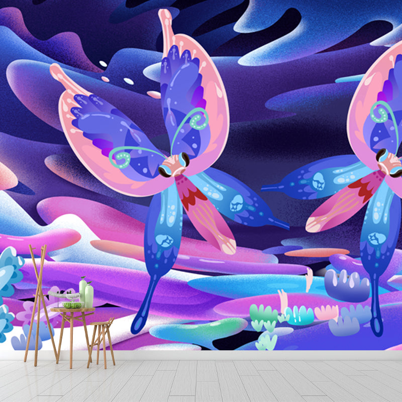 Avelena | Magic Twin Schmetterling Wandtattoo für Kinderzimmer Tier Wanddekoration, Individuelle Größe Verfügbar