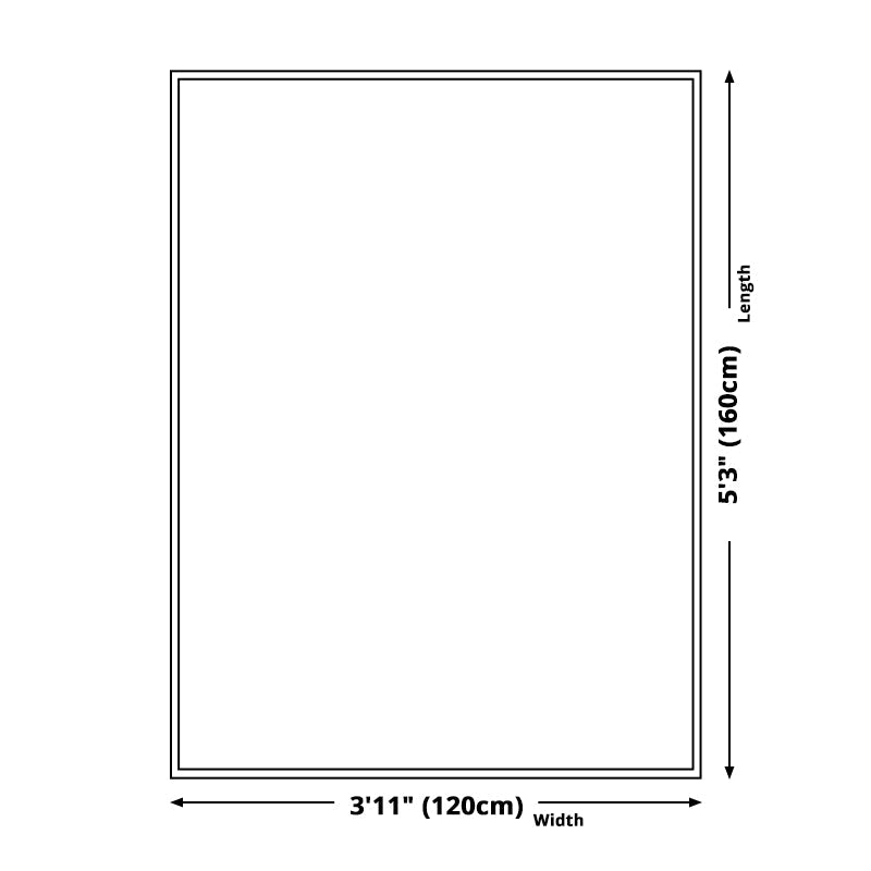 Avelena | Southwestern-Teppich Einfach Geometrisch Diamant Waschbar Bodenbelag für das Schlafzimmer Kraftwebstuhl Waschbarer Rutschfester Teppich