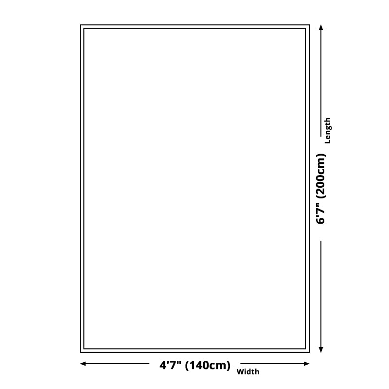 Avelena | Southwestern-Teppich Einfach Geometrisch Diamant Waschbar Bodenbelag für das Schlafzimmer Kraftwebstuhl Waschbarer Rutschfester Teppich