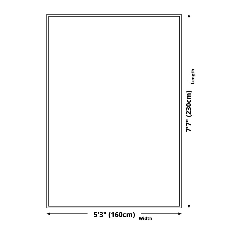 Avelena | Southwestern-Teppich Einfach Geometrisch Diamant Waschbar Bodenbelag für das Schlafzimmer Kraftwebstuhl Waschbarer Rutschfester Teppich