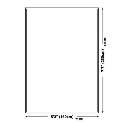 Avelena | Southwestern-Teppich Einfach Geometrisch Diamant Waschbar Bodenbelag für das Schlafzimmer Kraftwebstuhl Waschbarer Rutschfester Teppich