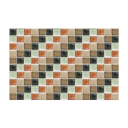 Avelena | Rotbraune Mosaikfliesen Tapeten Abziehen und Kleben Moderne Küchenwandverkleidung, 6 Stück