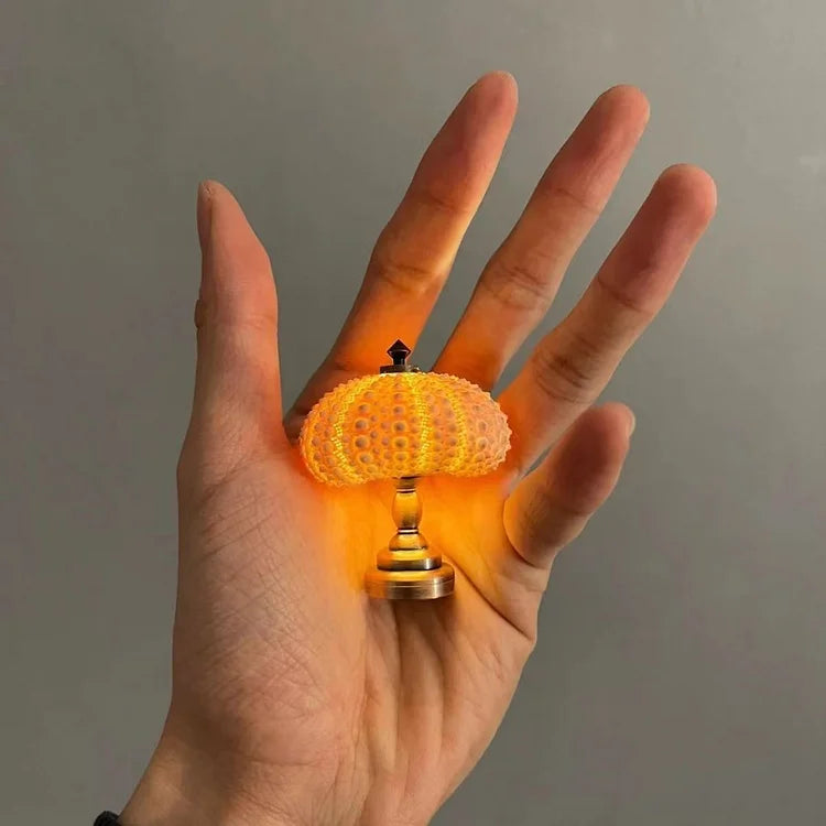 Avelena | Seeigel Nachtlampe - Lampe - Stimmungsvolle Beleuchtung