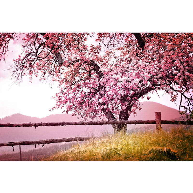 Avelena | Home Decor Kirschblüten Wandtapete Angepasst Modernes Wandmaterial für Die Küche