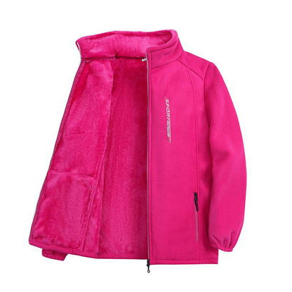 Avelena | Leichte Damen-Zip-Jacke, Perfekt für Draußen, Fleece-Weste