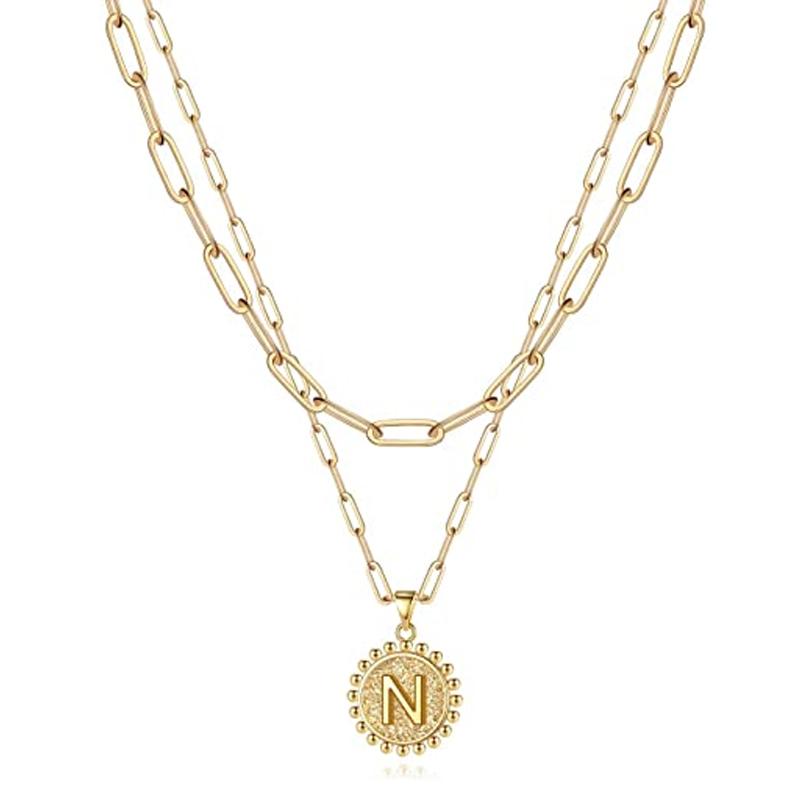 Avelena | Gold Initialhalsketten Für Frauen