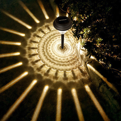 Avelena | Solar wasserdicht kreisförmig divergente Licht Schatten Design LED Außen Garten Dekorationslicht