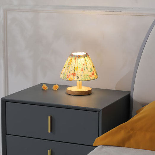 Avelena | Moderne Minimalistische Kreative Eisen Blumenform 1-Lampe Tischlampe