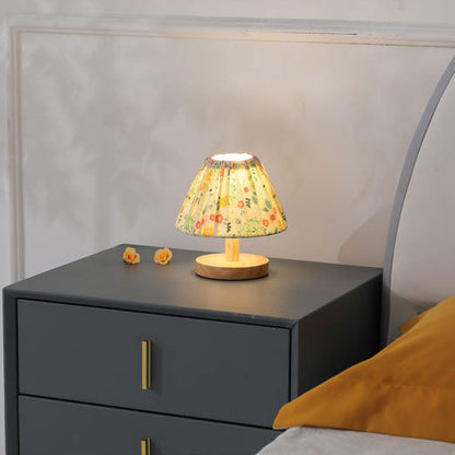 Avelena | Moderne Minimalistische Kreative Eisen Blumenform 1-Lampe Tischlampe