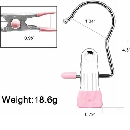 Avelena | Rostschutz Clip Platzsparende Wäscheklammer Hut Hose Lagerung Hängender Reisehaken