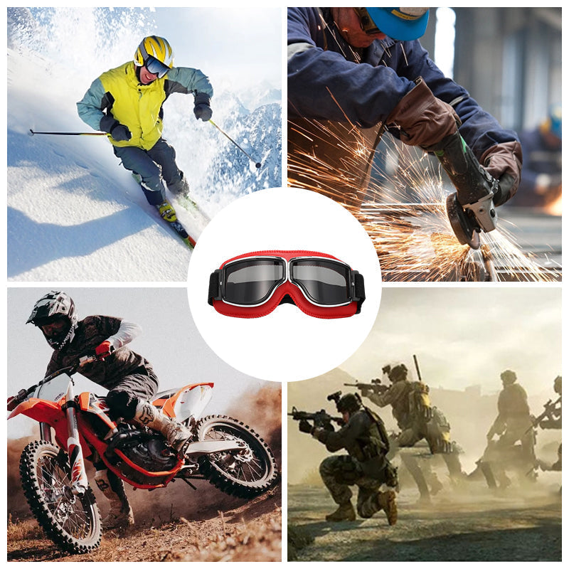 Avelena | Vintage-Motorradbrille