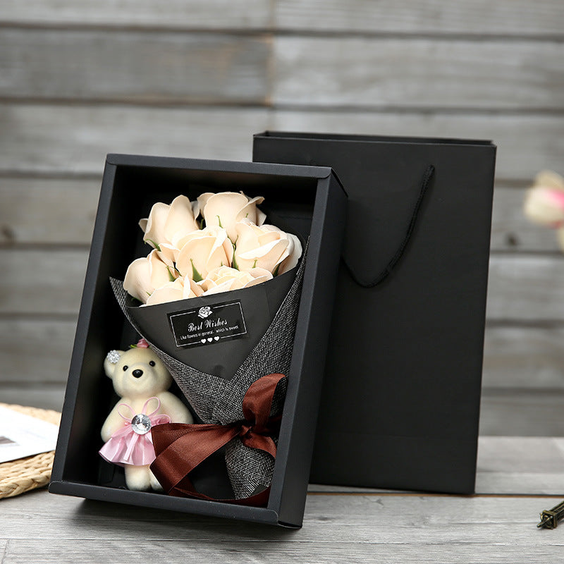 Avelena | Tanabata Valentinstagsmädchen Seifenblumen Geschenkkarton