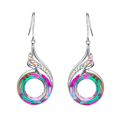 Avelena | Crystal Phoenix Ohrringe Ethnischer Stil Schmuck Phoenix