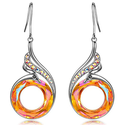 Avelena | Crystal Phoenix Ohrringe Ethnischer Stil Schmuck Phoenix