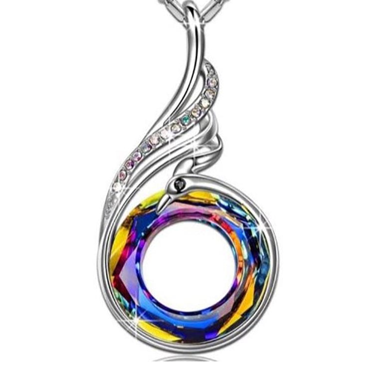 Avelena | Crystal Phoenix Ohrringe Ethnischer Stil Schmuck Phoenix