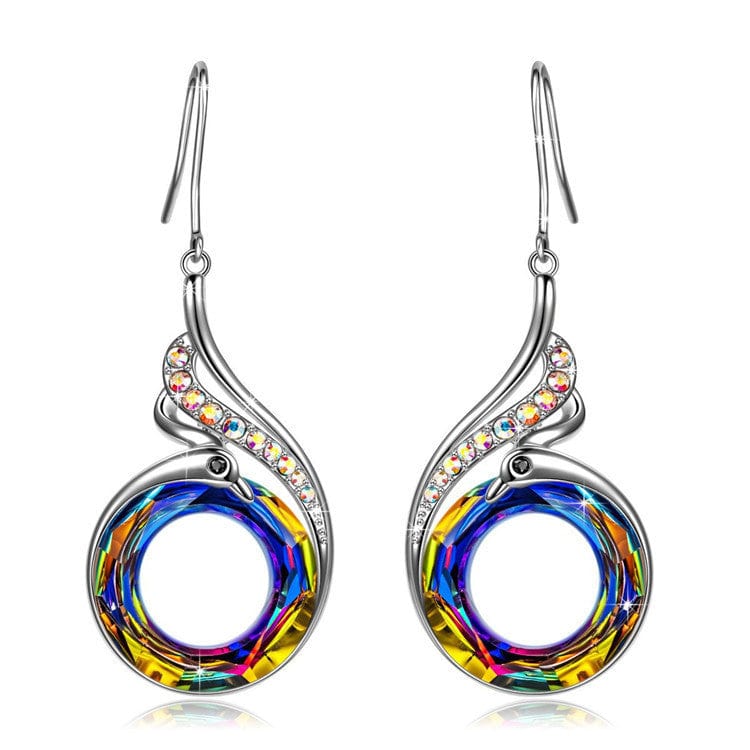 Avelena | Crystal Phoenix Ohrringe Ethnischer Stil Schmuck Phoenix