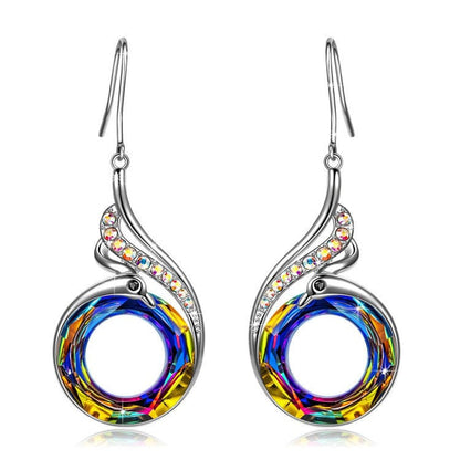Avelena | Crystal Phoenix Ohrringe Ethnischer Stil Schmuck Phoenix