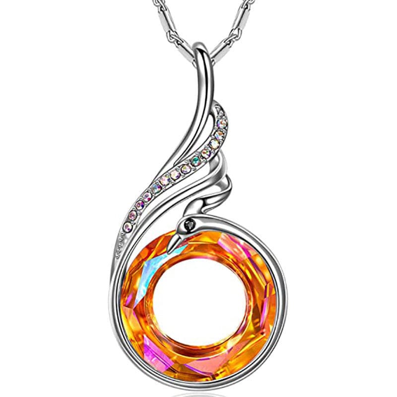 Avelena | Crystal Phoenix Ohrringe Ethnischer Stil Schmuck Phoenix