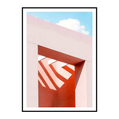 Avelena | Illustration Balkon Leinwand Wandkunst für Zuhause Galerie, Lichtfarbe, Textur Oberfläche