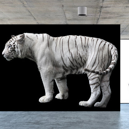 Avelena | Tiger Wandmalerei Moderne Dekorative Wohnzimmer Wandverkleidung, Individuelle Größe Verfügbar