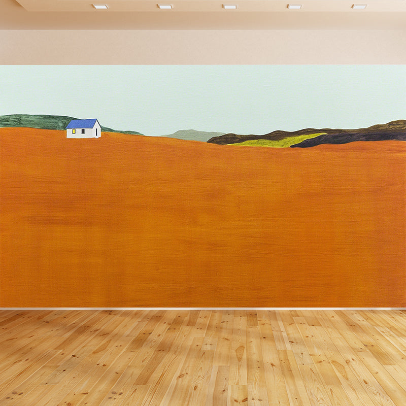 Avelena | Fall Grassland Wandtapete Moderne Kunst Dekorative Wohnzimmer Wandverkleidung, Anpassbar