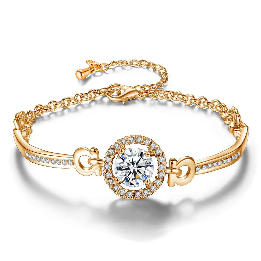 Avelena | Zirkon Koreanischer Stil Freund Armband - Heiliges Licht Schönheit